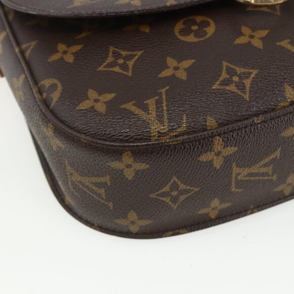 Authentic LOUIS VUITTON Monogram Saint Cloud GM Shoulder Bag M51242 LV - Picture 5 of 16